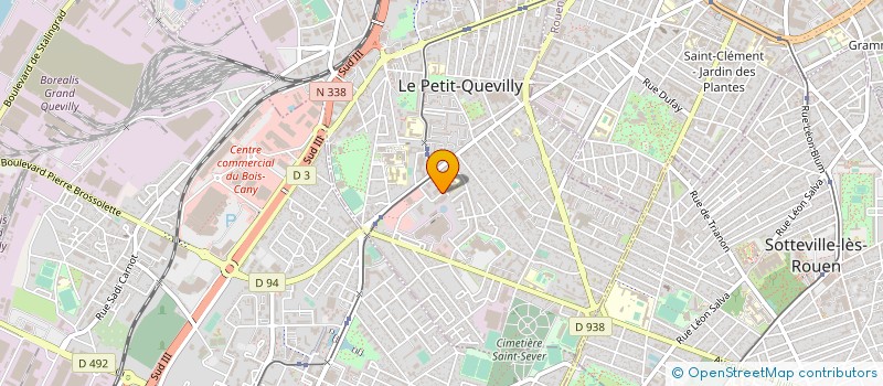localisation de l'entreprise MADRILLET ENERGIE à LE PETIT-QUEVILLY