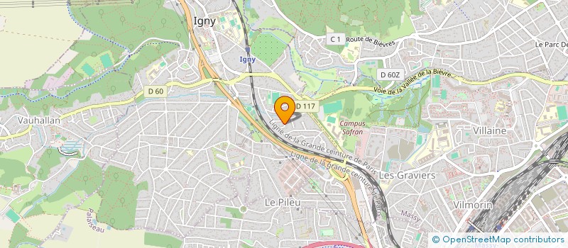 localisation de l'entreprise MADRINHAS SAS à IGNY