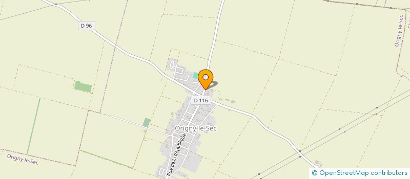 localisation de l'entreprise MADROB  ORIGNY-LE-SEC