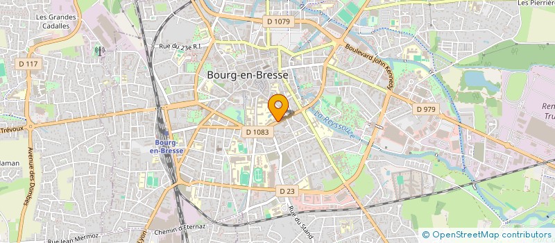 localisation de l'entreprise MADROGE à BOURG-EN-BRESSE