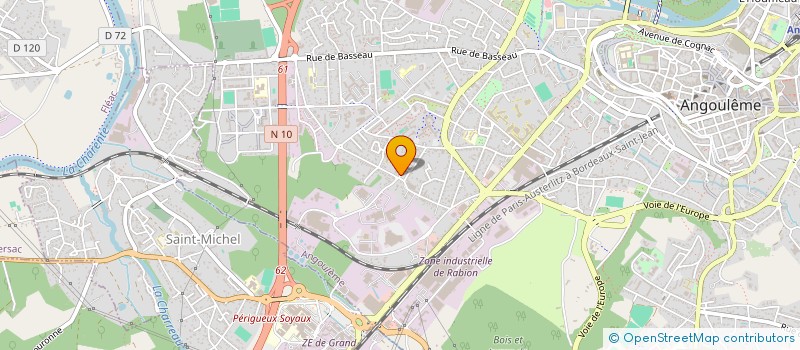 localisation de l'entreprise MADROOTZ à ANGOULEME