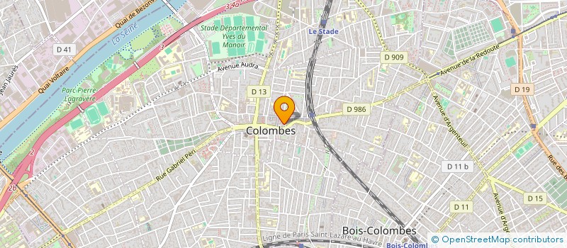 localisation de l'entreprise MADS 78 à COLOMBES