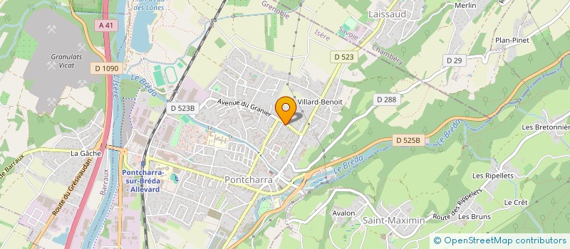 localisation de l'entreprise MADS  PONTCHARRA