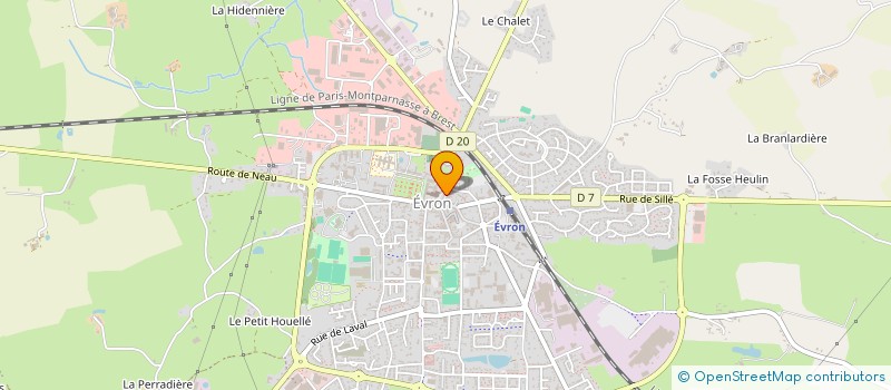 localisation de l'entreprise MADS EVRON  EVRON