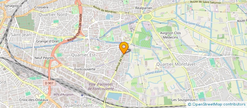 localisation de l'entreprise MADS MACONNERIE  AVIGNON