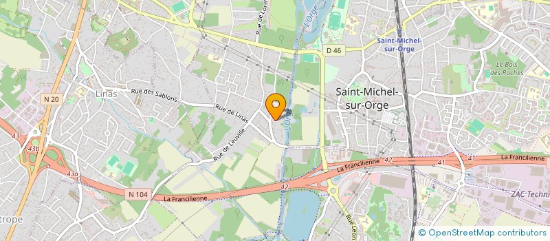 localisation de l'entreprise MADSAP à LONGPONT-SUR-ORGE