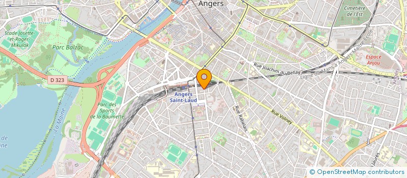 localisation de l'entreprise MADSEN & MORSO à ANGERS
