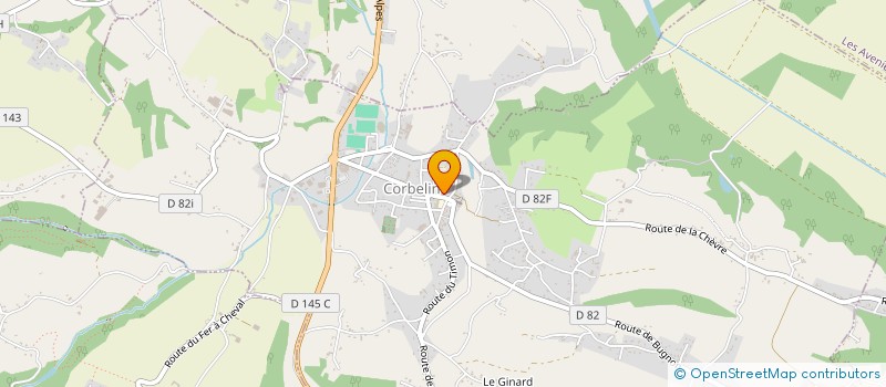 localisation de l'entreprise MADTECK  CORBELIN