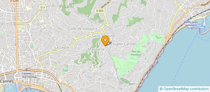 localisation de l'entreprise MADURA à CANNES
