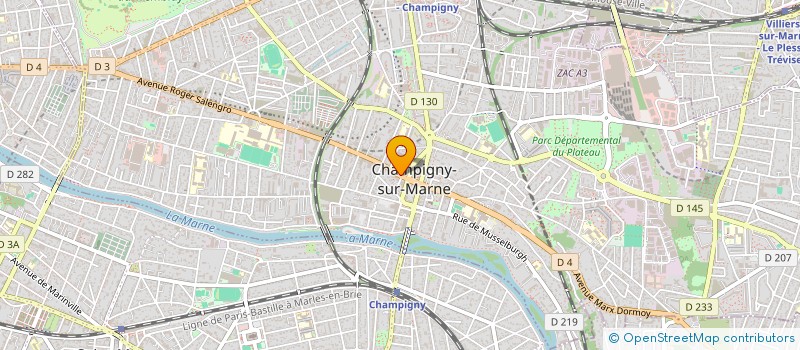 localisation de l'entreprise MADURELL à CHAMPIGNY-SUR-MARNE