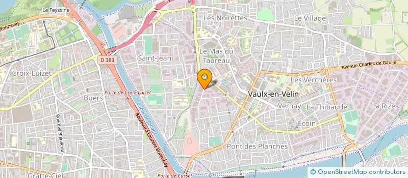 localisation de l'entreprise MADURUIN à VAULX-EN-VELIN