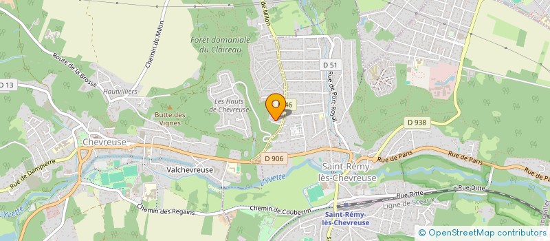 localisation de l'entreprise MADWOOD  CHEVREUSE