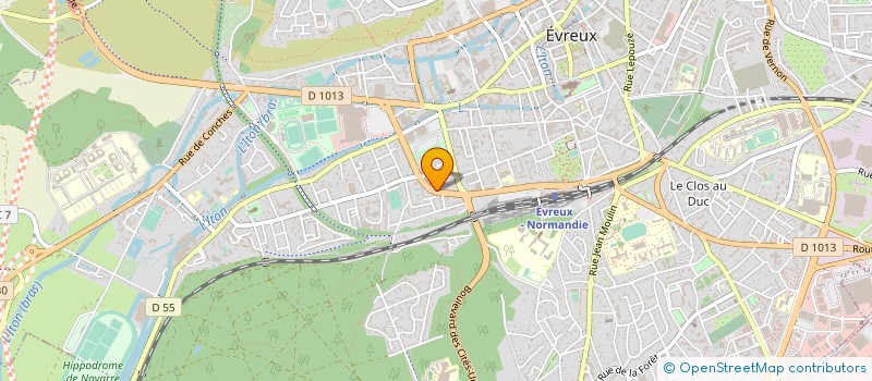 localisation de l'entreprise MADWORLD INTERNATIONAL  EVREUX