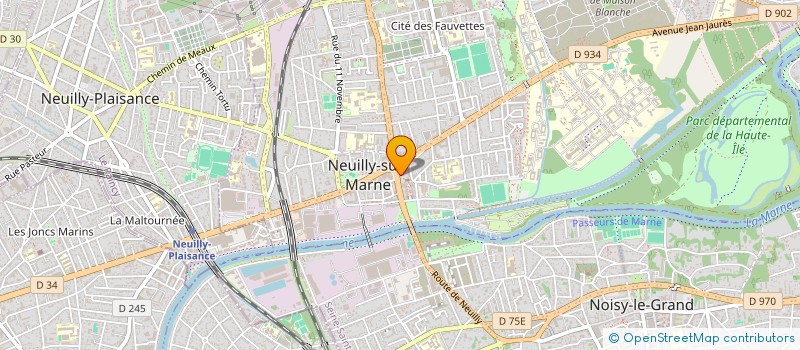 localisation de l'entreprise MADY à NEUILLY-SUR-MARNE