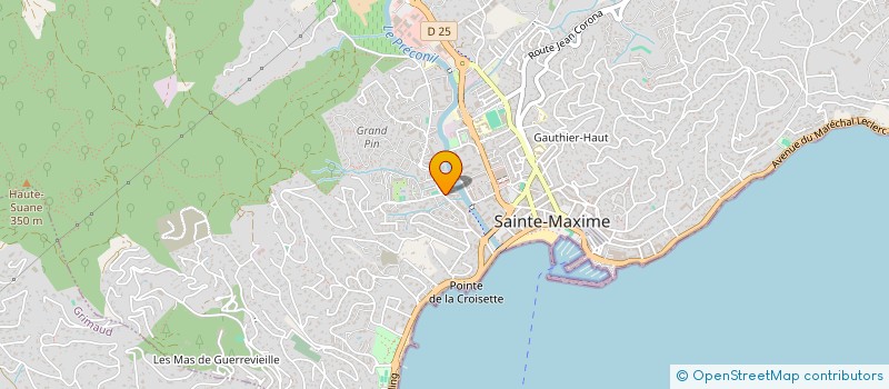 localisation de l'entreprise MADY à SAINTE-MAXIME