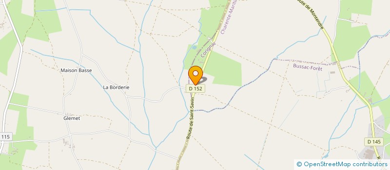 localisation de l'entreprise MADY  CORIGNAC