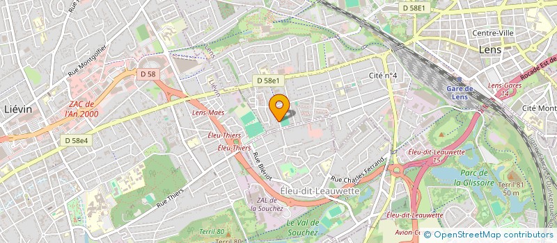 localisation de l'entreprise MADY  LENS