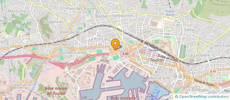 localisation de l'entreprise MADYFLO  TOULON