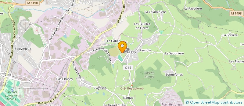 localisation de l'entreprise MADYLLYA  SAINT-JEAN-BONNEFONDS