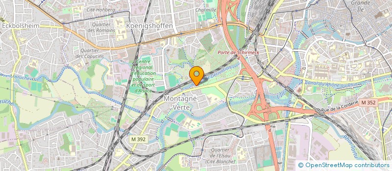 localisation de l'entreprise MADYOUI  STRASBOURG