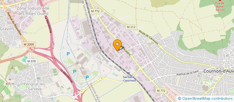 localisation de l'entreprise MADYPRO  COURNON-D'AUVERGNE