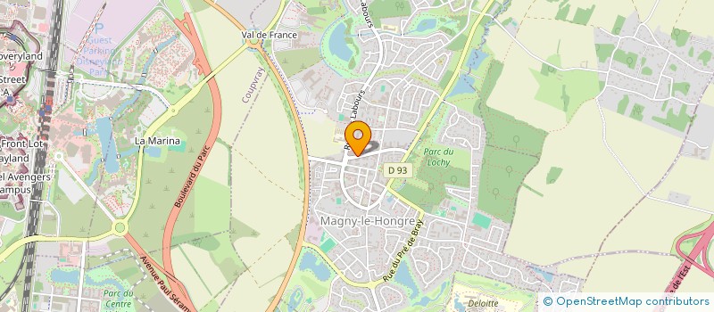 localisation de l'entreprise MADYS  MAGNY-LE-HONGRE