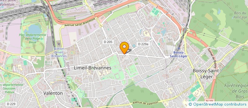 localisation de l'entreprise MADYS OPTIQUE à LIMEIL-BREVANNES