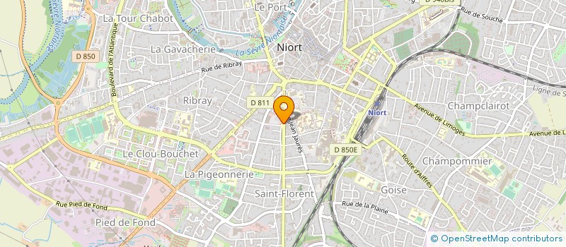 localisation de l'entreprise MADYSTRI à NIORT