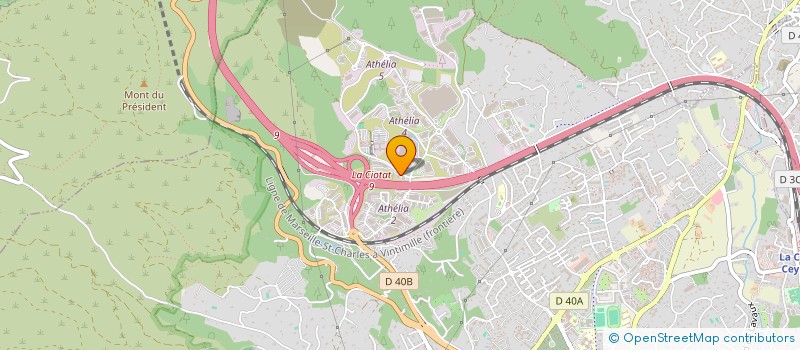 localisation de l'entreprise MAE 3  LA CIOTAT