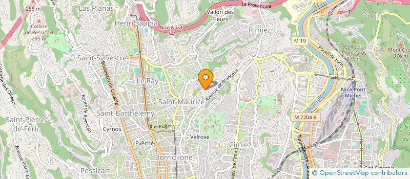 localisation de l'entreprise MAE à NICE