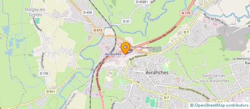 localisation de l'entreprise MAE 50 à AVRANCHES