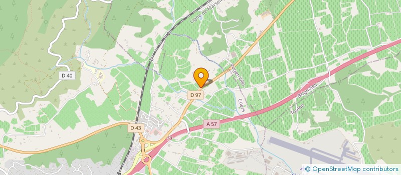 localisation de l'entreprise MAE  CUERS