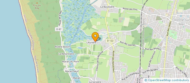 localisation de l'entreprise MAE à LES SABLES D'OLONNE