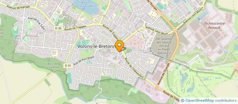 localisation de l'entreprise MAE à VOISINS-LE-BRETONNEUX