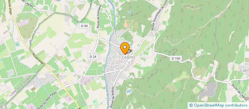 localisation de l'entreprise MAE  LAGNES