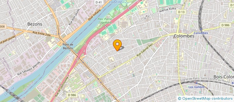 localisation de l'entreprise MAE à COLOMBES