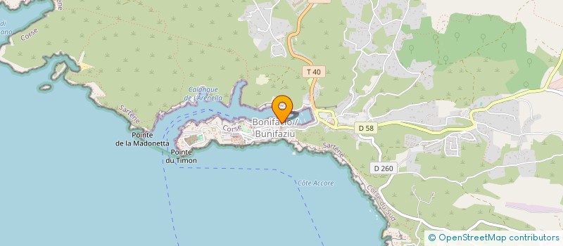 localisation de l'entreprise MAE  BONIFACIO