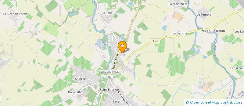 localisation de l'entreprise MAE BEAUTE  CORCOUE-SUR-LOGNE