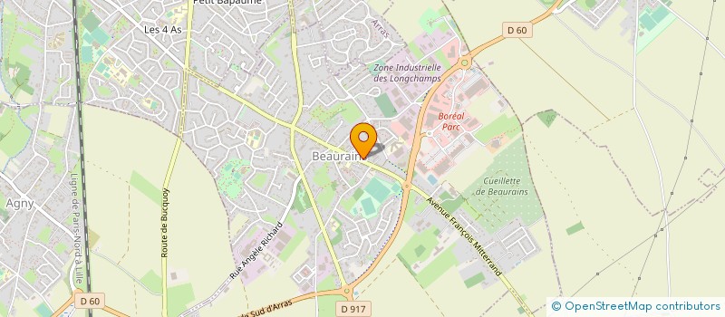 localisation de l'entreprise MAE CONCEPT à BEAURAINS