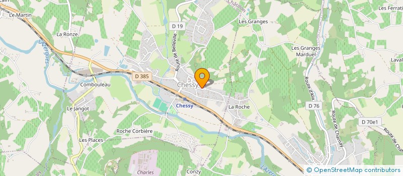 localisation de l'entreprise MAE CREA  CHESSY