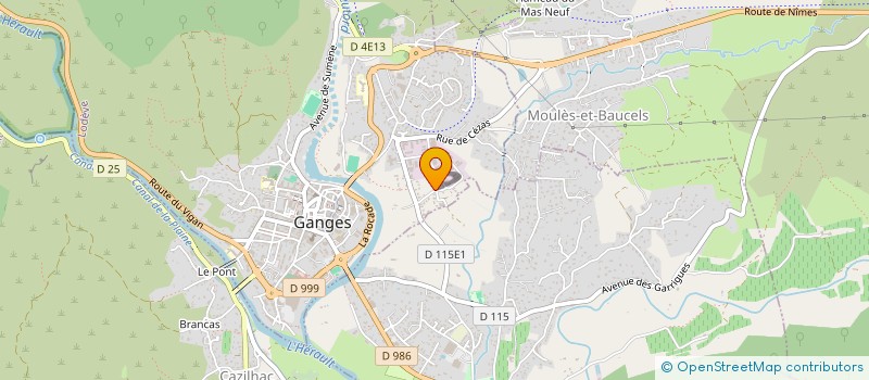 localisation de l'entreprise MAE ESPOIR à GANGES