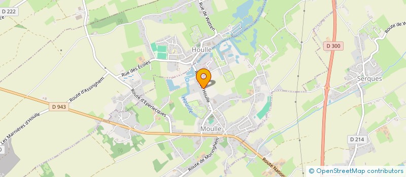 localisation de l'entreprise MAE IMMO  MOULLE