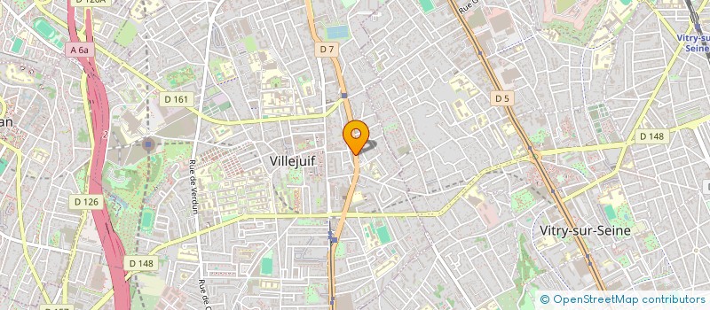 localisation de l'entreprise MAE KIZOMBA SEMBA à VILLEJUIF