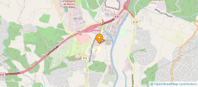 localisation de l'entreprise MAE LASER'ON  PUGET-SUR-ARGENS