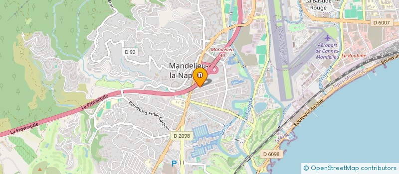 localisation de l'entreprise MAE ONGLES ET BEAUTE à MANDELIEU-LA-NAPOULE