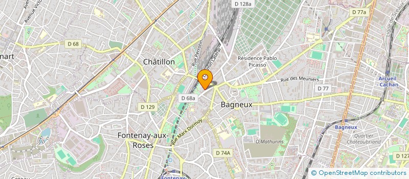 localisation de l'entreprise MAE PLOMBERIE à BAGNEUX