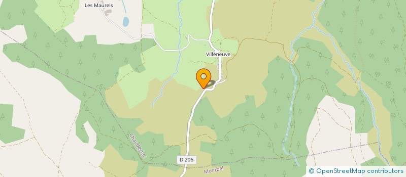 localisation de l'entreprise MAE SOLIDARIRE LOZERE à MONT LOZERE ET GOULET