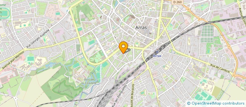localisation de l'entreprise MAE SOLIDARITE à ARRAS