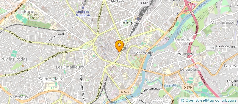 localisation de l'entreprise MAE SOLIDARITE à LIMOGES