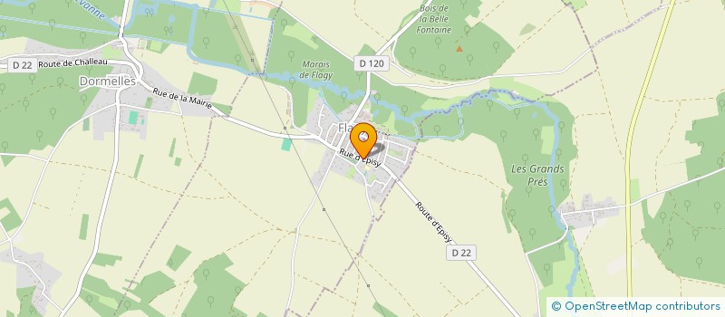 localisation de l'entreprise MAE SOLIDARITE  FLAGY